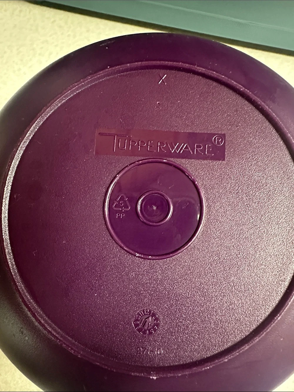 Tupperware set of 3 Stackable Plastic Food Storage Bowl Set - Pink, Purple, Navy